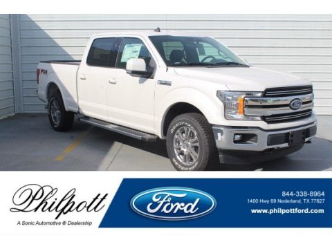 White Platinum Ford F150 XLT SuperCrew 4x4.  Click to enlarge.