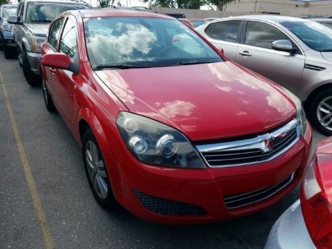 Salsa Red Saturn Astra XE Sedan.  Click to enlarge.