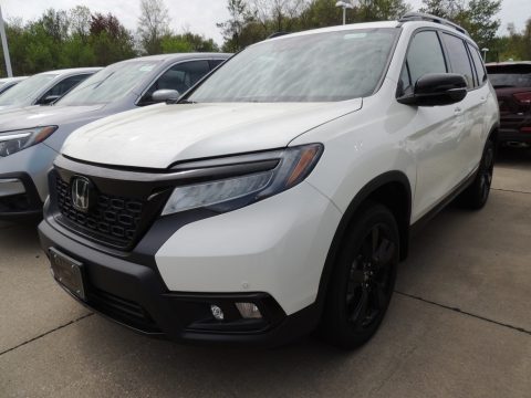 White Diamond Pearl Honda Passport Elite AWD.  Click to enlarge.