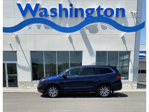 Obsidian Blue Pearl Honda Pilot EX-L AWD.  Click to enlarge.