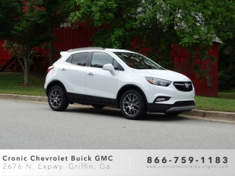 Summit White Buick Encore Sport Touring.  Click to enlarge.