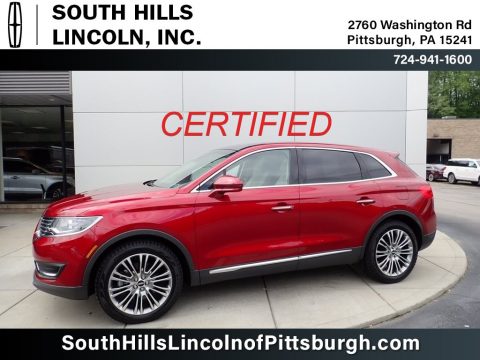 Ruby Red Lincoln MKX Reserve AWD.  Click to enlarge.