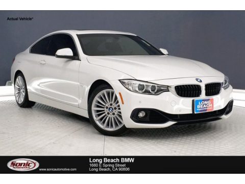 Alpine White BMW 4 Series 428i Coupe.  Click to enlarge.
