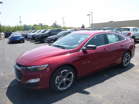 Cajun Red Tintcoat Chevrolet Malibu RS.  Click to enlarge.