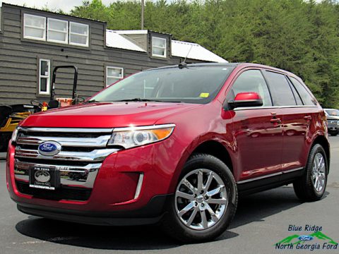 Ruby Red Ford Edge Limited AWD.  Click to enlarge.