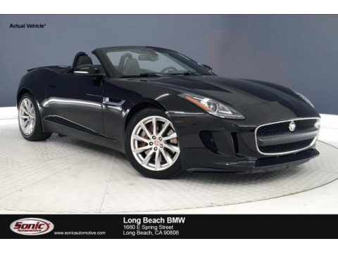Ebony Black Jaguar F-TYPE Convertible.  Click to enlarge.