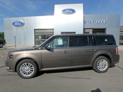 Stone Gray Ford Flex SEL AWD.  Click to enlarge.