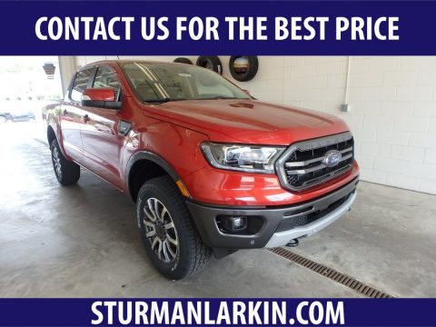 Hot Pepper Red Metallic Ford Ranger Lariat SuperCrew 4x4.  Click to enlarge.