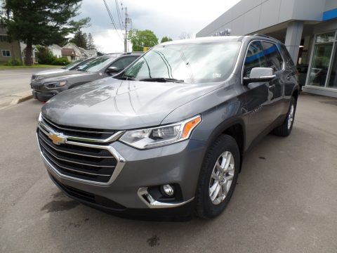 Satin Steel Metallic Chevrolet Traverse LT AWD.  Click to enlarge.