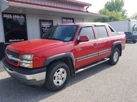 Sport Red Metallic Chevrolet Avalanche Z71 4x4.  Click to enlarge.