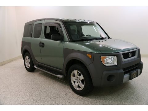 Galapagos Green Metallic Honda Element EX AWD.  Click to enlarge.