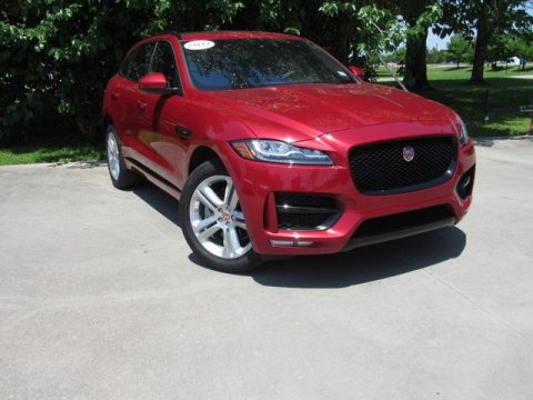 Italian Racing Red Jaguar F-PACE 35t AWD R-Sport.  Click to enlarge.