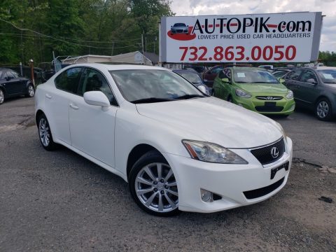 Crystal White Lexus IS 250 AWD.  Click to enlarge.