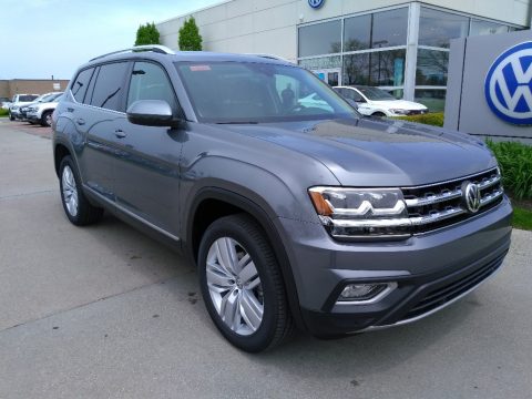 Platinum Gray Metallic Volkswagen Atlas SEL 4Motion.  Click to enlarge.
