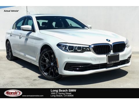 Alpine White BMW 5 Series 540i Sedan.  Click to enlarge.