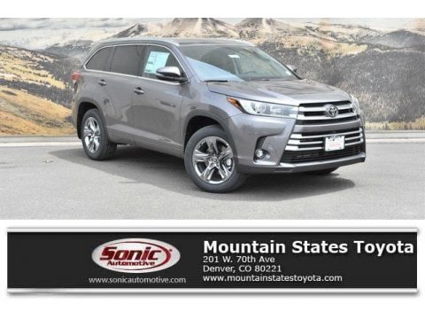 Predawn Gray Mica Toyota Highlander Limited Platinum AWD.  Click to enlarge.