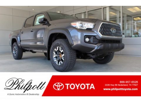 Magnetic Gray Metallic Toyota Tacoma TRD Off-Road Double Cab.  Click to enlarge.