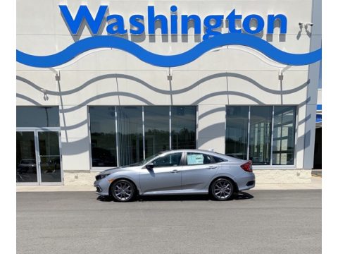 Lunar Silver Metallic Honda Civic EX Sedan. Click to enlarge. Lunar Silver Metallic Honda Civic EX Sedan. Click to enlarge.