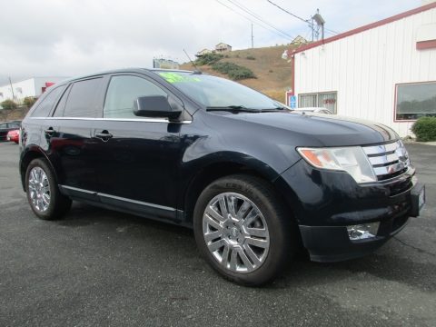 Dark Ink Blue Metallic Ford Edge Limited AWD.  Click to enlarge.