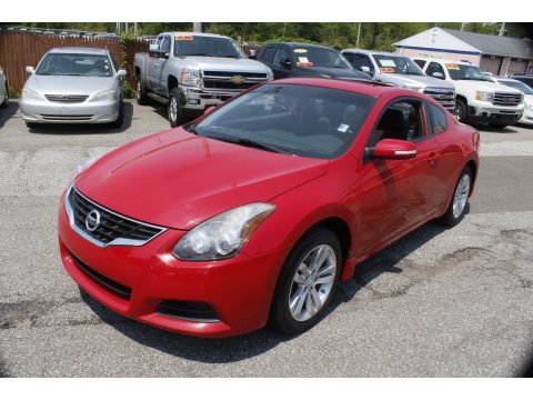 Red Alert Nissan Altima 2.5 S Coupe.  Click to enlarge.