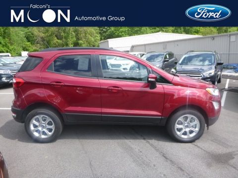 Ruby Red Metallic Ford EcoSport SE 4WD.  Click to enlarge.