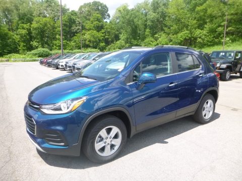 Pacific Blue Metallic Chevrolet Trax LT AWD.  Click to enlarge.