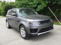 Front 3/4 View of 2019 Land Rover Range Rover Sport HSE #2