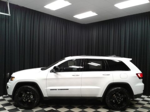 Bright White Jeep Grand Cherokee Upland 4x4.  Click to enlarge.