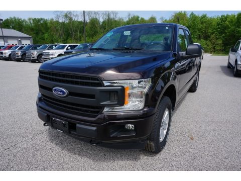 Agate Black Ford F150 XL SuperCab 4x4.  Click to enlarge.