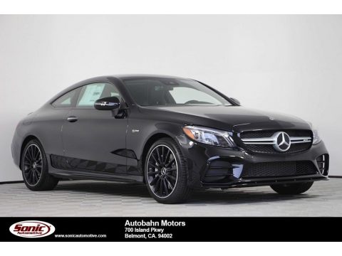 Black Mercedes-Benz C 43 AMG 4Matic Coupe.  Click to enlarge.