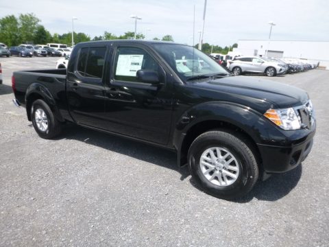 Midnight Black Nissan Frontier SV Crew Cab 4x4.  Click to enlarge.