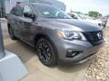 Front 3/4 View of 2019 Nissan Pathfinder SL Rock Creek Edition 4x4 #1