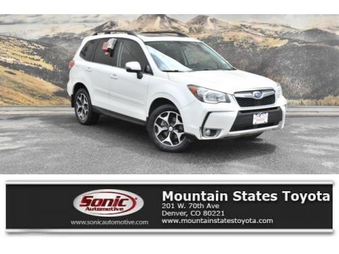 Satin White Pearl Subaru Forester 2.0XT Touring.  Click to enlarge.