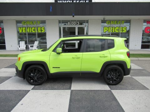Hypergreen Jeep Renegade Latitude.  Click to enlarge.