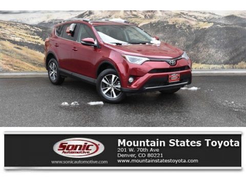 Ruby Flare Pearl Toyota RAV4 XLE AWD.  Click to enlarge.
