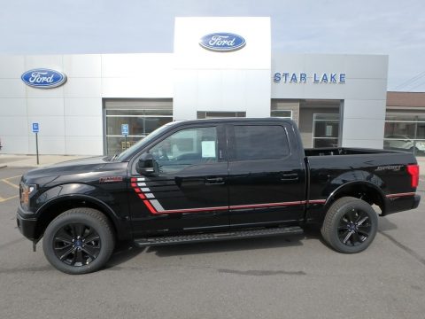 Agate Black Ford F150 Lariat Sport SuperCrew 4x4.  Click to enlarge.