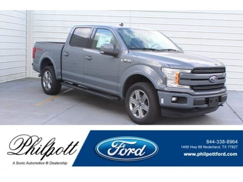 Abyss Gray Ford F150 Lariat SuperCrew 4x4.  Click to enlarge.