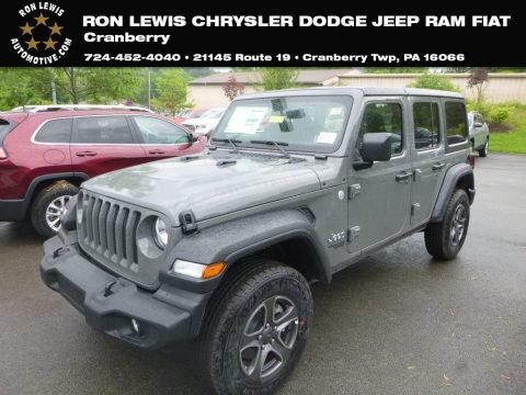 Sting-Gray Jeep Wrangler Unlimited Sport 4x4.  Click to enlarge.