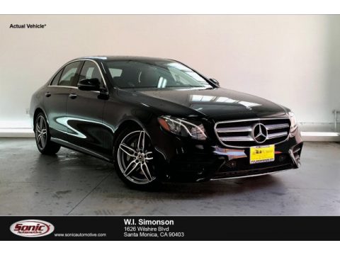 Black Mercedes-Benz E 300 Sedan.  Click to enlarge.