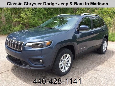 Blue Shade Pearl Jeep Cherokee Latitude 4x4.  Click to enlarge.