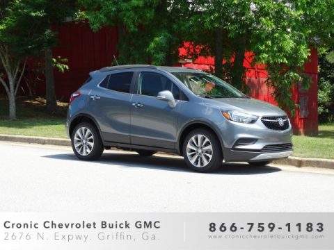 Satin Steel Metallic Buick Encore Preferred.  Click to enlarge.