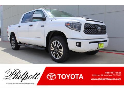 Super White Toyota Tundra SR5 CrewMax 4x4. Click to enlarge. Super White Toyota Tundra SR5 CrewMax 4x4. Click to enlarge.