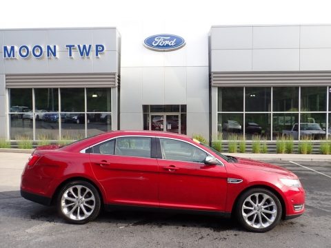 Ruby Red Metallic Ford Taurus Limited.  Click to enlarge.