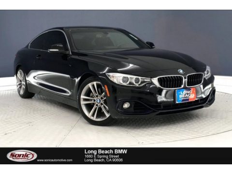 Jet Black BMW 4 Series 428i Coupe.  Click to enlarge.