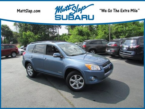 Pacific Blue Metallic Toyota RAV4 V6 Limited 4WD.  Click to enlarge.