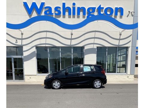 Crystal Black Pearl Honda Fit LX.  Click to enlarge.