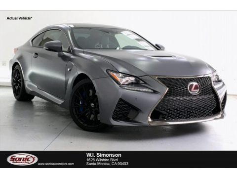Matte Nebula Gray Pearl Lexus RC F 10th Anniversary Special Edition.  Click to enlarge.