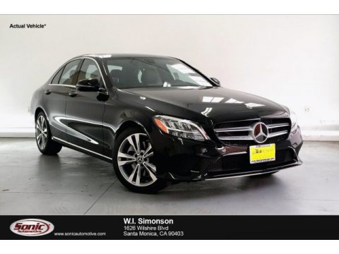 Black Mercedes-Benz C 300 Sedan.  Click to enlarge.