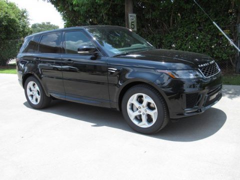 Santorini Black Metallic Land Rover Range Rover Sport HSE.  Click to enlarge.