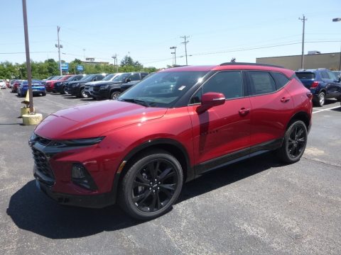 Cajun Red Tintcoat Chevrolet Blazer RS AWD.  Click to enlarge.